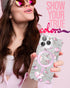 ENCASED Magnetic Case for iPhone 14 PRO with Screen Protector - Compatible with MagSafe Accessories (Pink Flowers)