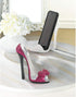 Dazzling White Shoe Phone Holder, Dimensions 6x2.5x5.25