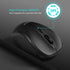 LeadsaiL Computer Wireless Mouse, 2.4G Ergonomic Portable Mobile Mouse, Cordless with USB Receiver, 3 Adjustable DPI