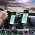 Wireless Car Charger, 15W Qi Fast Charging, Auto-Clamping Phone Mount for iPhone and Samsung