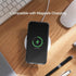 ENCASED Clear Case for iPhone 15 with Removable Magnetic Grip, Flat Collapsible Phone Holder, Compatible with MagSafe