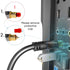 50ft PS4 TOSLINK Optical Audio Cable Designed in Germany Fiber Optic Cable for Soundbar, SPDIF Digital Optical Audio