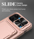 iPhone 15 Pro Max Case with Wallet, Built-In Slide Camera Cover & Credit Card Holder, Military Grade Drop Protection