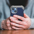 IDweel iPhone 13/14 Case, Blue - Hybrid Shockproof Hard PC & Soft Silicone, Full Body Protection with Screen Protector.