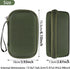 khanka Hard Travel Case for PENTAX WG-1000 Waterproof Digital Compact Camera - Case Only - Green