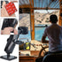 HYS Heavy Duty Drill Base Handheld Radio with Belt Clip Mount, Secure Grip, Versatile Compatibility, Easy Installation