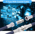 F81 Coaxial Cable Connector 3GHz F-Type RG6 Cable Extension Adapter (Pack of 5, Silver)