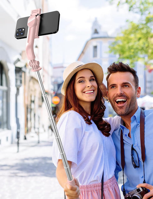 SelfieShow 41'' 360Rotate Tripod for Phone, Extendable Selfie Stick with Wireless Remote, Aluminum Cell Phone Tripod