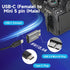 Micro B to USB C 3.1 Adapter (2 Pack), USB Type-C (Female) to Micro B (Male) Connector for Charge & Data Sync