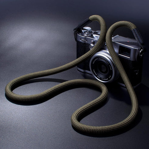 Camera Strap - Climbing Rope Neck Shoulder Strap for DSLR SLR Mirrorless Camera 120cm Green