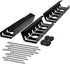 PAMO Cable Management Under Desk, Set of 3 with 10X Cable Ties, Desk Organizer for Office/Home Office