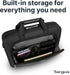 Targus Ergonomic Slim Briefcase - Spacious Laptop Messenger Bag with Foam Padding