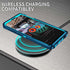 Galaxy S10e Case for Samsung, Shockproof Dustproof 3-Layer Heavy Duty Protection Cover, Turquoise