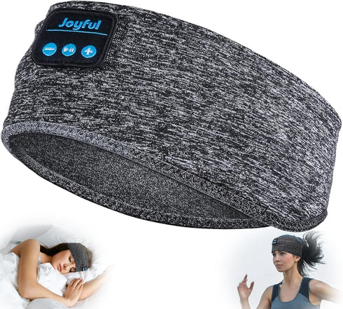 Sleep Headphones Bluetooth 5.3 Headband, Sports Wireless Earphones Sweat Resistant Earbuds with