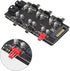 12V 4Pin PWM & 5V 3Pin ARGB with SATA 15Pin Power 2-in-1 Hub - 6 Way Sync CPU Cooling Fan Addressable RGB Lighting