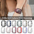 Cuteey 12 Pack Case with Tempered Glass Screen Protector for Apple Watch 40mm SE2/Series 6/5/4, Full Matte Leopard