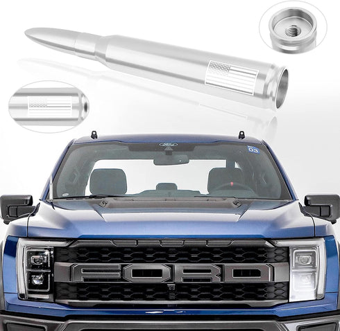 Turcee F150 1500 Car Bullet Antenna,Truck Exterior Decoration Accessories Car Vehicle Replacement Antenna Conpatible