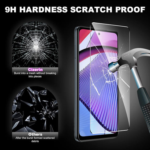 4 Pack Screen Protector for Motorola Moto G Power 5G (2023) with 2 Pack Camera Lens Protector