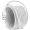 Long 10 ft White USB C Charger Cable, Fast Charging Braided Cord Compatible with iPhone 15 Pro Max Plus