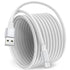 Long 10 ft White USB C Charger Cable, Fast Charging Braided Cord Compatible with iPhone 15 Pro Max Plus