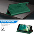 ZZXX Wallet Case for iPhone 7/8/SE 2022(2020), RFID Blocking, Card Slot, Kickstand, Magnetic Closure, Green