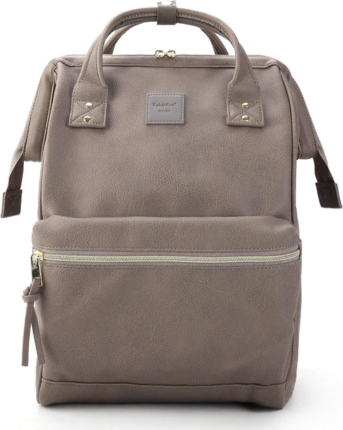 Kah&Kee Leather Backpack for Women and Men 15-inch Laptop Bag | Teacher