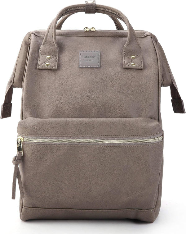 Kah&Kee Leather Backpack for Women and Men 15-inch Laptop Bag | Teacher