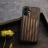 Carveit 17 Magnetic Wooden Case for iPhone Case, Wood Artisan Engraved & Black Soft TPU Shockproof Cover, Compatible