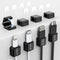 Magnetic Cord Organizer Holder, EIZLXQ 8 Pack Under Desk Cable Management, Adhesive Magnetic Cable Clips for Home