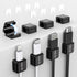 Magnetic Cord Organizer Holder, EIZLXQ 8 Pack Under Desk Cable Management, Adhesive Magnetic Cable Clips for Home