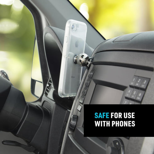 Nite Ize Steelie Original Dash Kit - Magnetic Phone Mount for Car Dashboard, Strong Steelie Magnet
