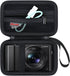 Carrying Case for Panasonic Lumix LX10/LX100/ZS60/ZS70/ZS80/ZS200/ZS100 4K Digital Camera, Black Travel Bag with Mesh