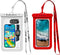 2 Packs Waterproof Cell Phone Cases with Lanyards - IPX8 Dry Bag Large & Standard Holders for Water Activity Phone