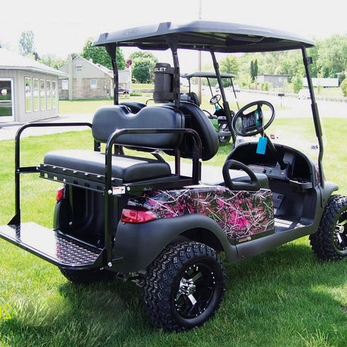 Xislet Portable Speaker Mount for Golf Cart Accessories, Club Cart/EZGO/Bike/Moto/ATV, Fits JBL FLIP Waterproof Series