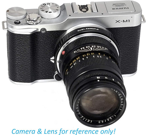 Fotasy Copper Leica M Lens to Fuji X Adapter, Compatible with Fujifilm X-Pro1 X-Pro2 X-E1 X-E2 X-E3