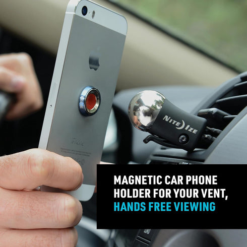 Nite Ize Steelie Original Vent Kit - Magnetic Phone Mount for Car Vents and Dashboard Accessories