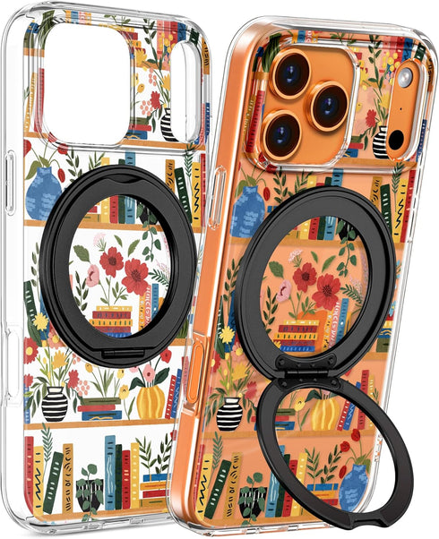 Loheckle for iPhone 17 Pro Max Case with Stand- Compatible with MagSafe Women