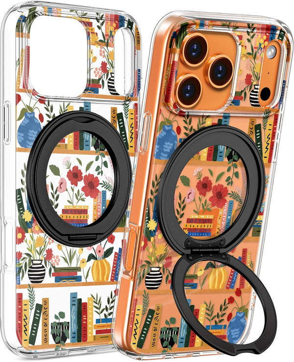 Loheckle for iPhone 17 Pro Max Case with Stand- Compatible with MagSafe Women