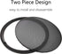 10" Speaker Grill Covers, Car Speaker Subwoofer Guard Protector, ABS Plastic Frame with Metal Mesh, Black (2 Pcs)