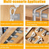 80PCS Hook and Loop Cable Straps, Cable Management Under Desk, Adhesive Cable Ties, Reusable Wire Organizers for Cords