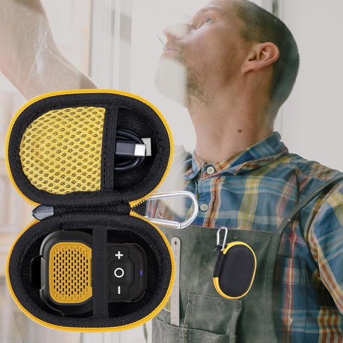 khanka Hard Case Replacement for noxgear 39g/DEWALT Jobsite (DCR008) USB-C Rechargeable Bluetooth Speaker (Case Only)