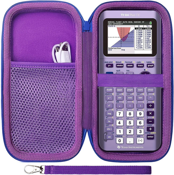 LTGEM EVA Hard Case for Texas Instruments TI-84 Plus CE/TI-84 Plus/TI-Nspire CX II CAS/TI-Nspire CX II/TI-83 Plus/TI-89
