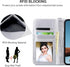 ULAK Wallet Case for iPhone 14 Plus, Card Holder, Flip Case for Women, PU Leather Kickstand, Shockproof, Silver