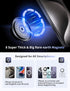 PROfezzion Silicone Suction Phone Case Magnetic Mount for iPhone 15/14/13/12 MagSafe Case & All Phones, Long-lasting