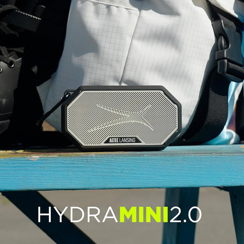 Altec Lansing 2.0, IP67 12h Portable Bluetooth Speaker HYDRAMINI Waterproof, Portable Speaker, Playtime, Wireless