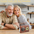 Gelielim Portable AM FM Shortwave Radio, Vintage Bluetooth Speaker with Rechargeable Battery, Small Gifts