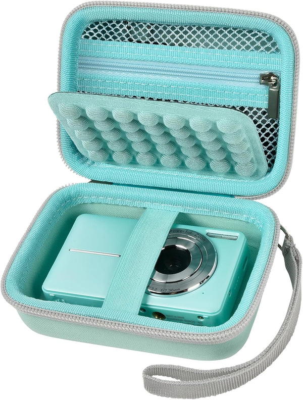 Digital Camera Case for CAMKORY/Kodak Pixpro/Sony DSCW800 830/Canon PowerShot 180 190, Kids Vlogging Storage (Box Only)