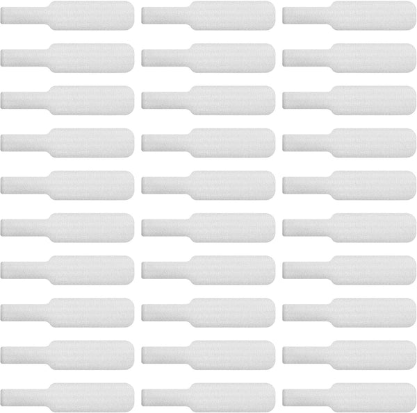 Cable Labels - Wrap-It Storage - Large White (30-Pack) for Organizing Electronics and Cable Tags