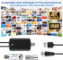 Saillong TV Antenna Amplifier with LTE Filter Kit, Antenna Signal Booster for TV Indoor, Low Noise/Clears Up Pixelated