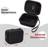 LTGEM Case for JBL Go 4 / Go 3 Portable Bluetooth Speaker, Black, Inside: 4.5"x3.4"x1.7"